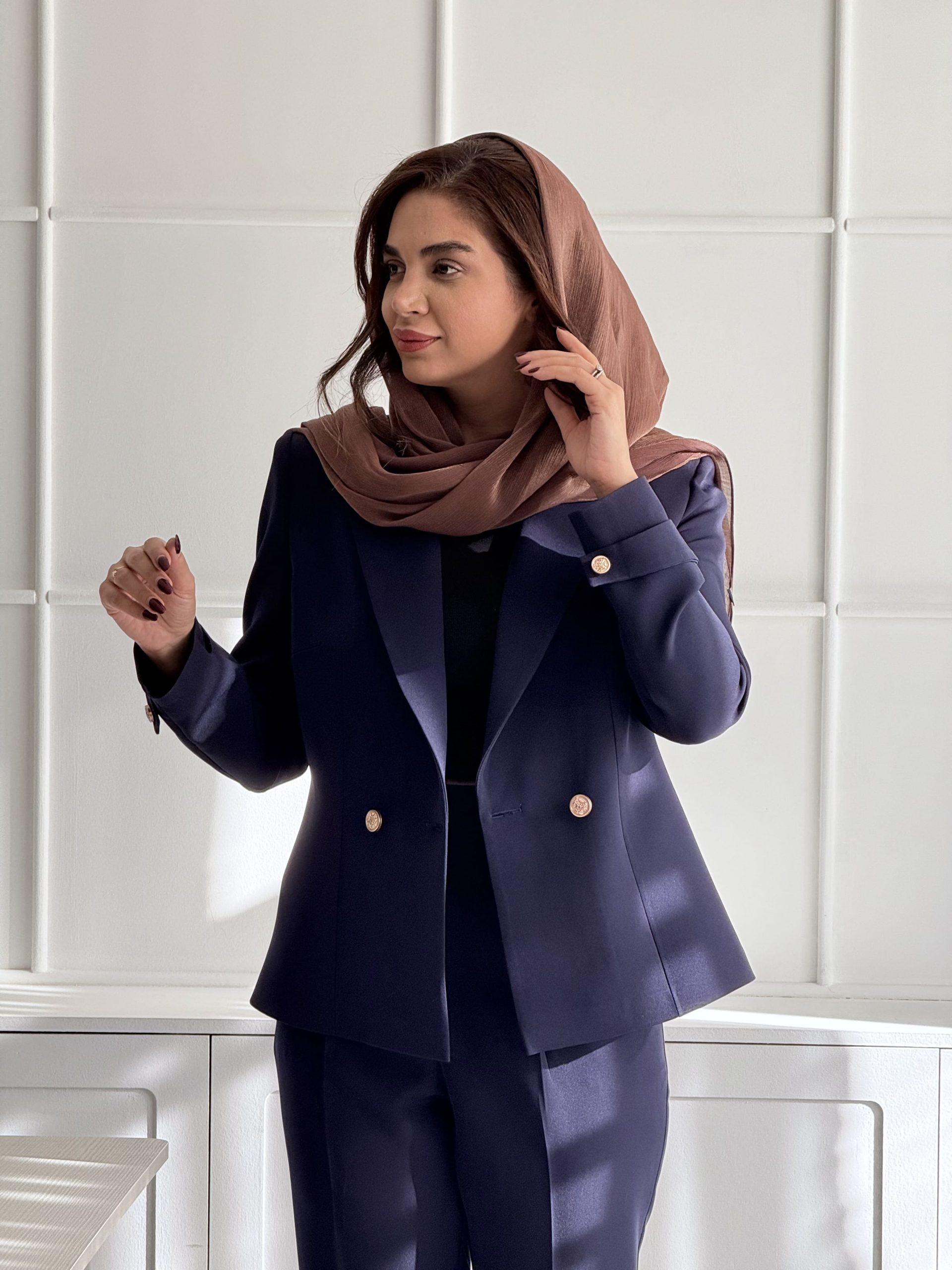 کراپ کت و شلوار ست زنانه Elite | زنیر - Image 7