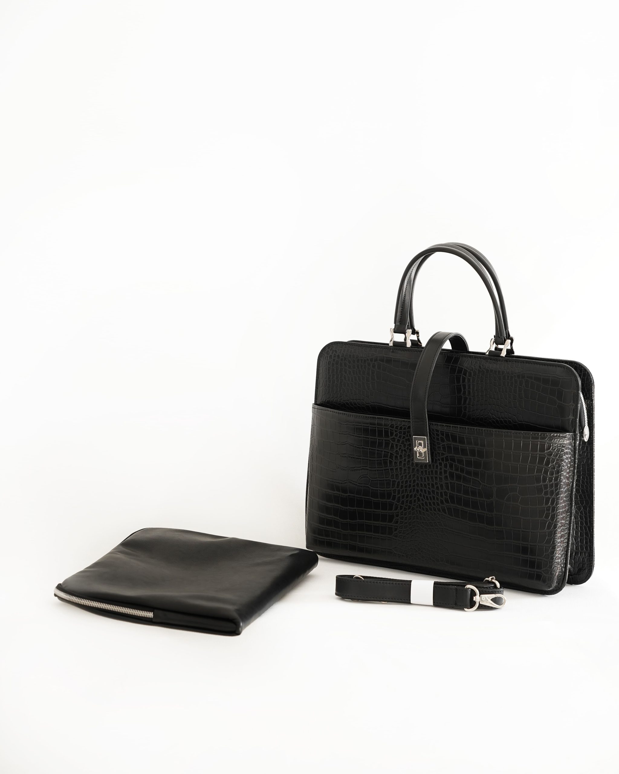 کیف اداری دانشجویی prestigebag مشکی | زنیر - Image 2