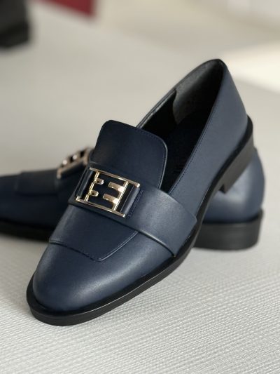 کفش زنانه (لوفر) classic shoes | زنیر - سورمه ای, 36
